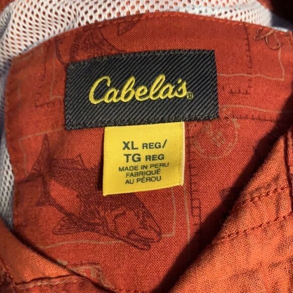 Cabela’s ‘61 Fishing Shirt Vented Short Sleeve XL - Picture 5 of 6